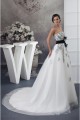 A-Line Satin Lace Fine Netting Strapless New Arrival Wedding Dresses 2030277 A-Line Satin Lace Fine Netting Strapless New Arrival Wedding Dresses 2030277