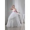 Ball Gown Sweetheart Satin Lace Organza Floor-Length Wedding Dresses 2030282