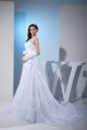 A-Line Beaded Satin Lace Organza Chapel Train Chapel Train Wedding Dresses 2030284