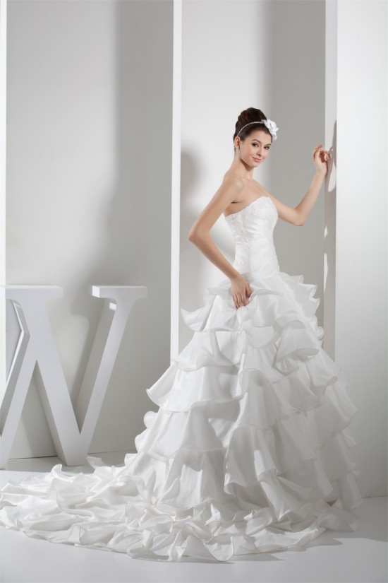 Ball Gown Satin Lace Taffeta Square Sleeveless New Arrival Wedding Dresses 2030285 Ball Gown Satin Lace Taffeta Square Sleeveless New Arrival Wedding Dresses 2030285