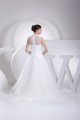 A-Line Satin Organza Fine Netting Sleeveless Wedding Dresses 2030288 A-Line Satin Organza Fine Netting Sleeveless Wedding Dresses 2030288