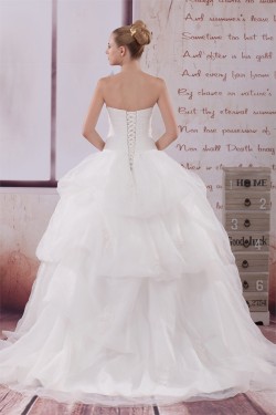 Ball Gown Strapless Beaded Lace Wedding Dresses 2030289