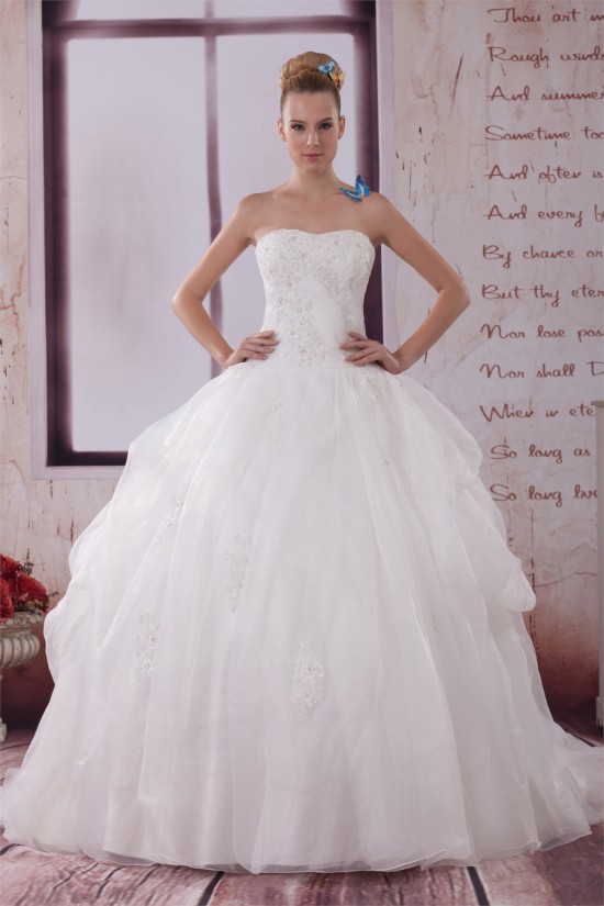Ball Gown Strapless Beaded Lace Wedding Dresses 2030289 Ball Gown Strapless Beaded Lace Wedding Dresses 2030289