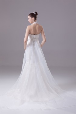 Mermaid/Trumpet Halter Lace Most Beautiful Wedding Dresses 2030290