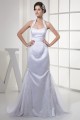 Mermaid/Trumpet Halter Satin Organza Sleeveless Wedding Dresses 2030291 Mermaid/Trumpet Halter Satin Organza Sleeveless Wedding Dresses 2030291