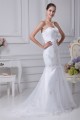 Satin Organza Sleeveless Sweetheart Mermaid/Trumpet Sweet Wedding Dresses 2030296 Satin Organza Sleeveless Sweetheart Mermaid/Trumpet Sweet Wedding Dresses 2030296