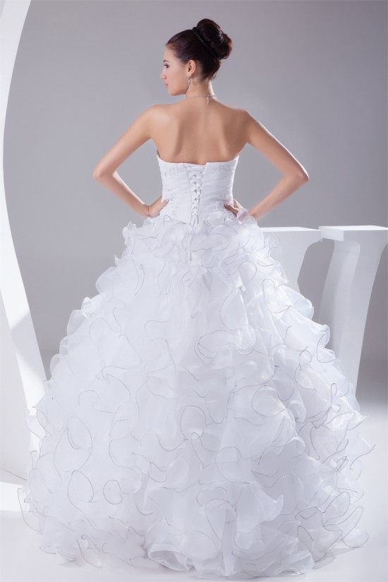 Satin Organza Strapless Sleeveless Ball Gown New Arrival Wedding Dresses 2030298 Satin Organza Strapless Sleeveless Ball Gown New Arrival Wedding Dresses 2030298
