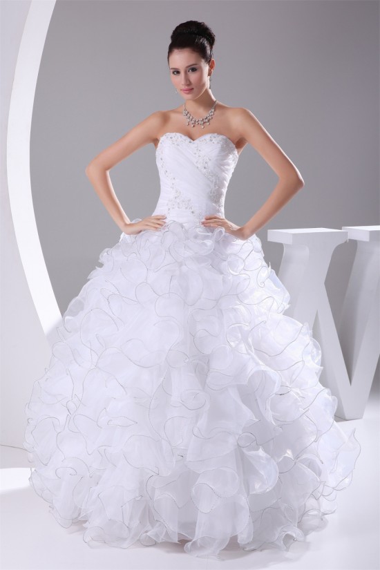 Satin Organza Strapless Sleeveless Ball Gown New Arrival Wedding Dresses 2030298 Satin Organza Strapless Sleeveless Ball Gown New Arrival Wedding Dresses 2030298