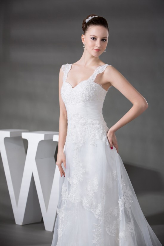 A-Line Straps Sleeveless Lace Wedding Dresses 2030299 A-Line Straps Sleeveless Lace Wedding Dresses 2030299
