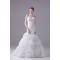 Mermaid/Trumpet Satin Organza Sweetheart Most Beautiful Wedding Dresses 2030300