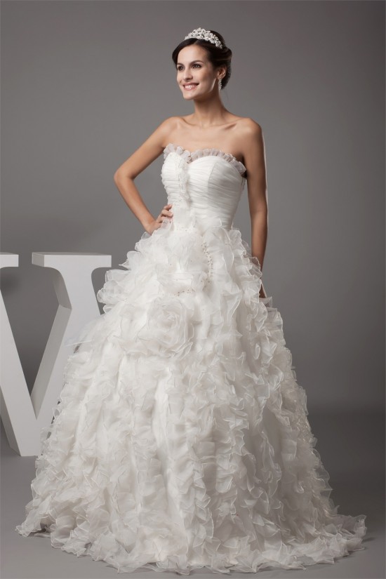 Satin Organza Sweetheart Sleeveless Ball Gown New Arrival Wedding Dresses 2030301 Satin Organza Sweetheart Sleeveless Ball Gown New Arrival Wedding Dresses 2030301