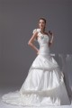 Satin Sleeveless One-Shoulder A-Line New Arrival Wedding Dresses 2030303