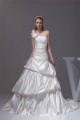 Satin Sleeveless One-Shoulder A-Line New Arrival Wedding Dresses 2030303