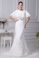 Mermaid/Trumpet Satin Sleeveless Scoop Lace Wedding Dresses 2030304 Mermaid/Trumpet Satin Sleeveless Scoop Lace Wedding Dresses 2030304