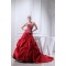 A-Line Satin Taffeta Princess Square Sleeveless Wedding Dresses 2030307