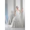 A-Line Satin Taffeta Sleeveless Strapless Wedding Dresses 2030308