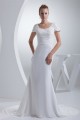 Mermaid/Trumpet Scoop Chiffon Silk like Satin Beaded Wedding Dresses 2030312 Mermaid/Trumpet Scoop Chiffon Silk like Satin Beaded Wedding Dresses 2030312