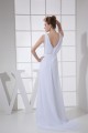 Sheath/Column Sleeveless Chiffon Scoop Wedding Dresses 2030316 Sheath/Column Sleeveless Chiffon Scoop Wedding Dresses 2030316