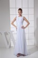 Sheath/Column Sleeveless Chiffon Scoop Wedding Dresses 2030316 Sheath/Column Sleeveless Chiffon Scoop Wedding Dresses 2030316