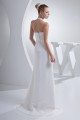 Sheath/Column Halter Chiffon Beaded Wedding Dresses 2030320 Sheath/Column Halter Chiffon Beaded Wedding Dresses 2030320