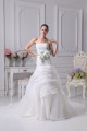 A-Line Satin Organza Sleeveless Lace Wedding Dresses 2030323 A-Line Satin Organza Sleeveless Lace Wedding Dresses 2030323
