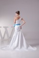 Trumpet/Mermaid Satin One-Shoulder Wedding Dresses 2030325 Trumpet/Mermaid Satin One-Shoulder Wedding Dresses 2030325