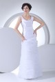 Trumpet/Mermaid Silk like Satin Netting Square Wedding Dresses 2030327 Trumpet/Mermaid Silk like Satin Netting Square Wedding Dresses 2030327