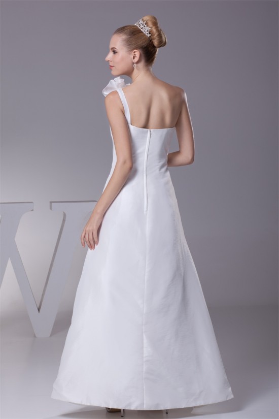 A-Line One-Shoulder Wedding Dresses 2030328