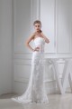 Sheath/Column Sleeveless Fine Netting Soft Sweetheart Lace Wedding Dresses 2030329 Sheath/Column Sleeveless Fine Netting Soft Sweetheart Lace Wedding Dresses 2030329