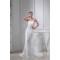 Sheath/Column Sleeveless Fine Netting Soft Sweetheart Lace Wedding Dresses 2030329