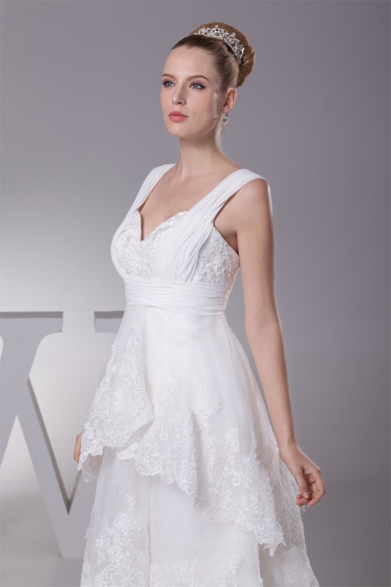 A-Line High Low Sweetheart Lace Sweet Wedding Dresses 2030336 A-Line High Low Sweetheart Lace Sweet Wedding Dresses 2030336