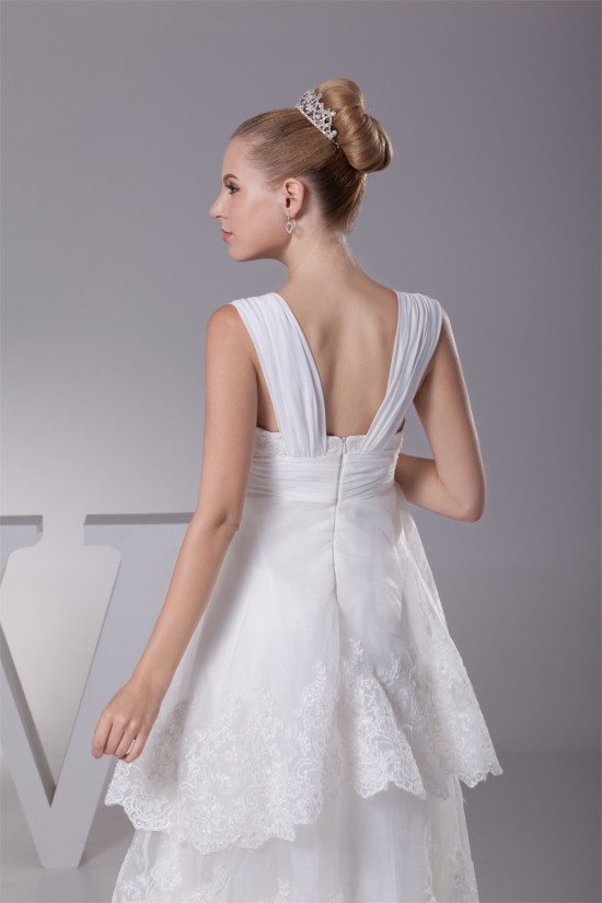 A-Line High Low Sweetheart Lace Sweet Wedding Dresses 2030336 A-Line High Low Sweetheart Lace Sweet Wedding Dresses 2030336