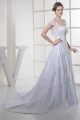 A-Line Strapless Satin Lace Fine Netting Short Sleeve Wedding Dresses 2030339 A-Line Strapless Satin Lace Fine Netting Short Sleeve Wedding Dresses 2030339