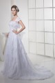 A-Line Strapless Satin Lace Fine Netting Short Sleeve Wedding Dresses 2030339 A-Line Strapless Satin Lace Fine Netting Short Sleeve Wedding Dresses 2030339