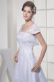 A-Line Strapless Satin Lace Fine Netting Short Sleeve Wedding Dresses 2030339 A-Line Strapless Satin Lace Fine Netting Short Sleeve Wedding Dresses 2030339