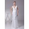 Sheath/Column V-Neck Sleeveless Wedding Dresses 2030340
