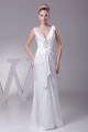 Sheath/Column V-Neck Sleeveless Wedding Dresses 2030340 Sheath/Column V-Neck Sleeveless Wedding Dresses 2030340