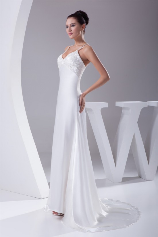 Sheath/Column New Arrival Beaded Wedding Dresses 2030342 Sheath/Column New Arrival Beaded Wedding Dresses 2030342