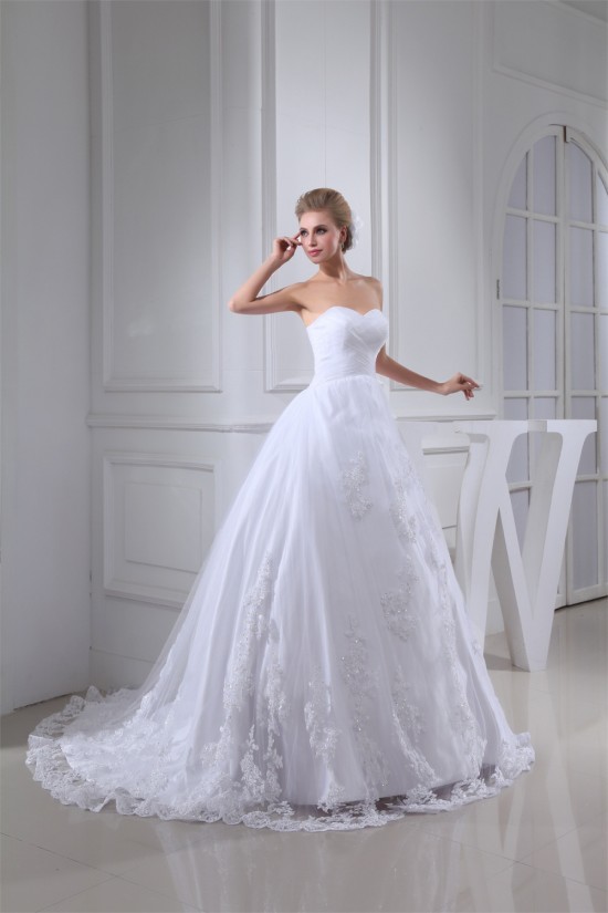 A-Line Sleeveless Satin Lace Fine Netting Best Wedding Dresses with A Lace Jacket 2030346 A-Line Sleeveless Satin Lace Fine Netting Best Wedding Dresses with A Lace Jacket 2030346
