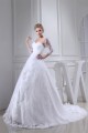 A-Line Sleeveless Satin Lace Fine Netting Best Wedding Dresses with A Lace Jacket 2030346 A-Line Sleeveless Satin Lace Fine Netting Best Wedding Dresses with A Lace Jacket 2030346