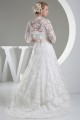 A-Line Satin Lace Silk like Satin Wedding Dresses with A Lace Jacket 2030348 A-Line Satin Lace Silk like Satin Wedding Dresses with A Lace Jacket 2030348
