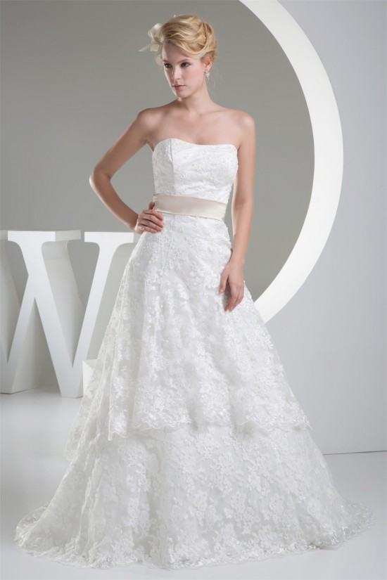 A-Line Satin Lace Silk like Satin Wedding Dresses with A Lace Jacket 2030348 A-Line Satin Lace Silk like Satin Wedding Dresses with A Lace Jacket 2030348