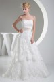 A-Line Satin Lace Silk like Satin Wedding Dresses with A Lace Jacket 2030348 A-Line Satin Lace Silk like Satin Wedding Dresses with A Lace Jacket 2030348