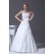 A-Line Satin Organza Sleeveless Strapless Wedding Dresses 2030349
