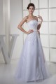 A-Line Strapless Sleeveless Satin Fine Netting Wedding Dresses 2030353 A-Line Strapless Sleeveless Satin Fine Netting Wedding Dresses 2030353