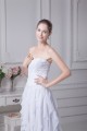 Sleeveless A-Line Sweetheart Chiffon Silk like Satin Wedding Dresses 2030356