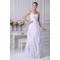 Sleeveless A-Line Sweetheart Chiffon Silk like Satin Wedding Dresses 2030356