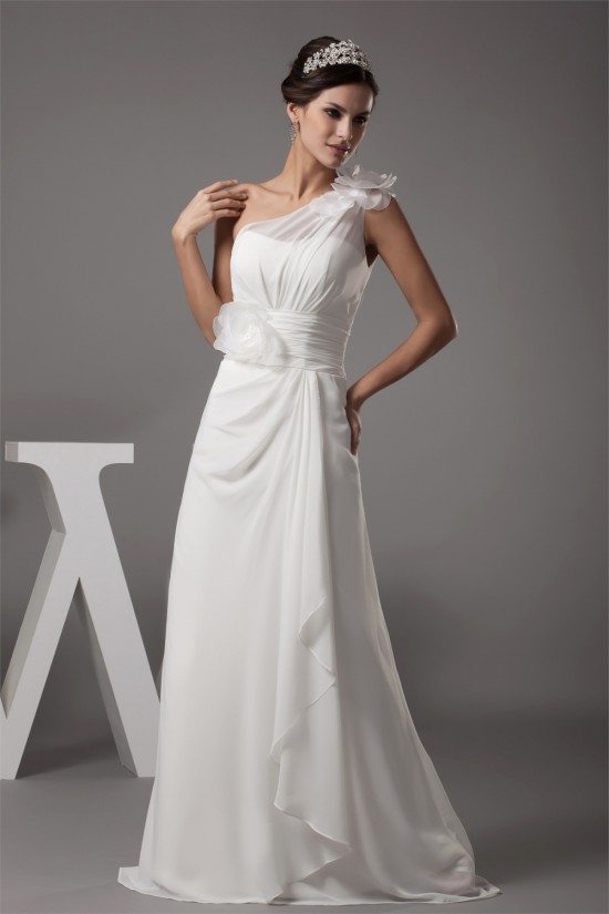 Sheath/Column Chiffon Silk like Satin New Arrival Wedding Dresses 2030361 Sheath/Column Chiffon Silk like Satin New Arrival Wedding Dresses 2030361