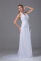 Sleeveless Chiffon Silk like Satin Halter Reception Wedding Dresses 2030362 Sleeveless Chiffon Silk like Satin Halter Reception Wedding Dresses 2030362