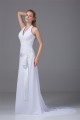 Sleeveless Chiffon Silk like Satin Halter Reception Wedding Dresses 2030362 Sleeveless Chiffon Silk like Satin Halter Reception Wedding Dresses 2030362